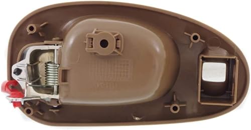 Miniatura 5 de KarParts360 Para Chrysler LHS 1999 2000 2001 Manija de puerta interior delantera, bisel beige del lado del pasajero con palanca cromada  con