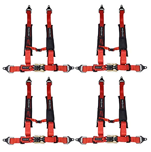 PROGUARD Red 4-Point Harness with 2
