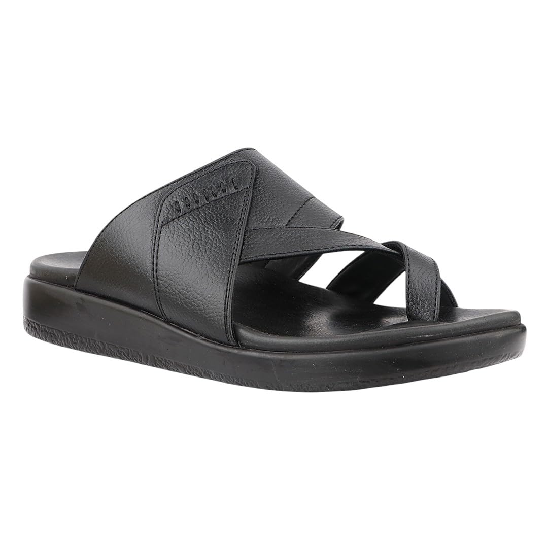 franky Men's Cross Strap Sandals | Slip-On Casual Footwear | Cushion Footbed For All Day Comfort-picture-28