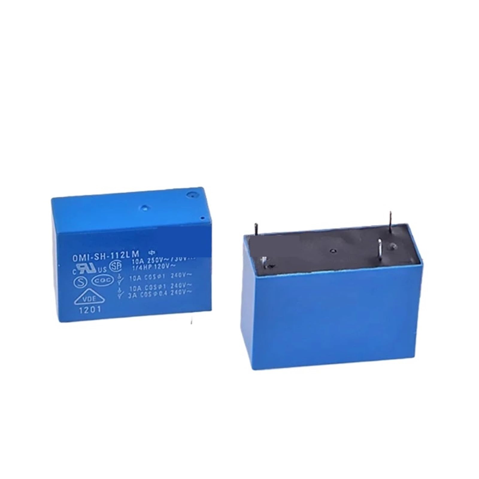 Relé OMI-SH-112LM 12V 4 pines 10A para placas electrónicas