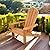 KidKraft Wooden Adirondack Children's Outdoor Chair, Kid's Patio Furniture, Honey, Gift for Ages 3-8 21.5 x 19.2 x 24.5