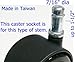 Oajen Caster Socket for 7/16