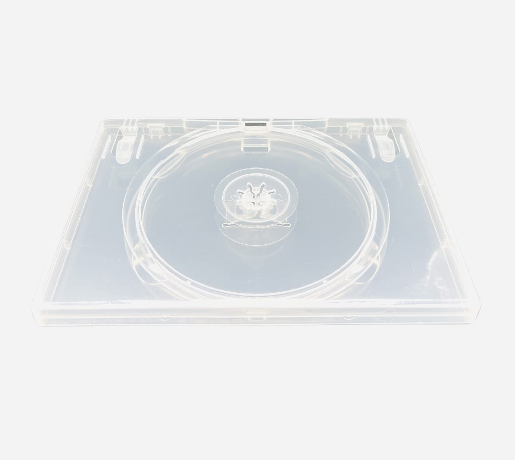 50 x Amaray - Custodia doppia trasparente per DVD, con dorso da 14 mm, confezione da 50