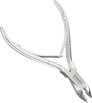Premium Cuticle Trimmer - Stainless Steel Cuticle Nipper - Professional Cuticle Trimmer - Sharp Blades - Double Spring - Manicure Pedicure Tool
