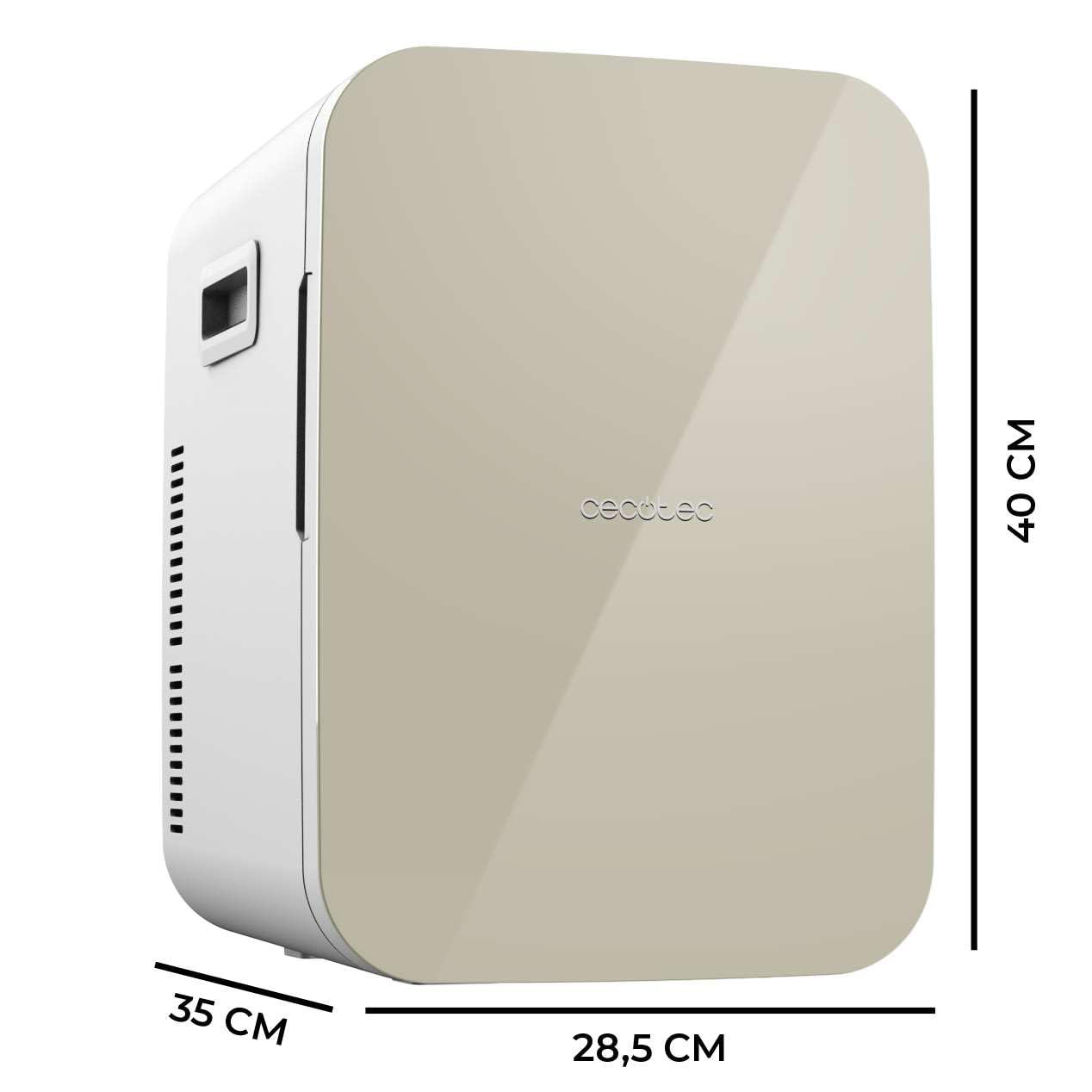 Cecotec Mini Réfrigérateur Bolero Minicooling 20l Bahamas Beige Design Compact 20l Polyvalent 12v 22 8435484001380