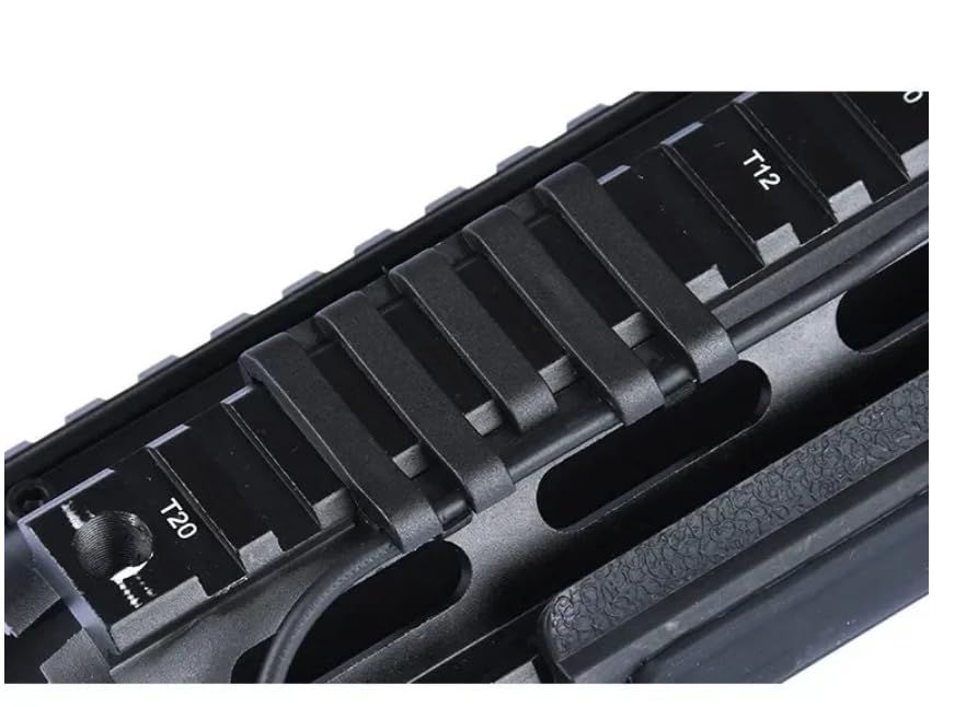Rubber Wire Guide System Cable Management Picatinny Rail Cover for M300 M600 PEQ Light Switch Wire Fixed - 4
