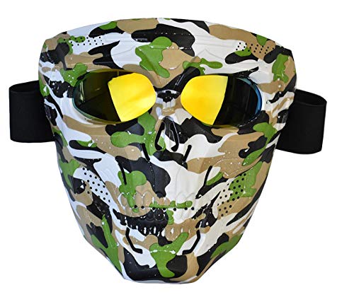 Tactical Mask Nerf Rival mask with UV400 Protection for Nerf Wars N-Strike Elite Toy Guns Games Rival and sports protection (OD Camo)
