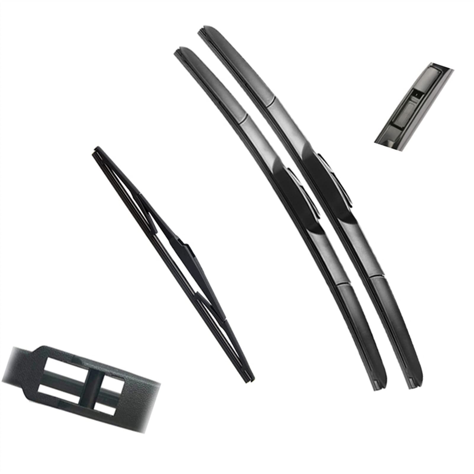 Juego Escobillas Limpiaparabrisas Para Ventana Delantera Y Trasera Coche Para Hyundai Para Tucson TL MK3 2016 2017 2018 2019 2020 Limpiaparabrisas 26''+16''+14'' Parabrisas