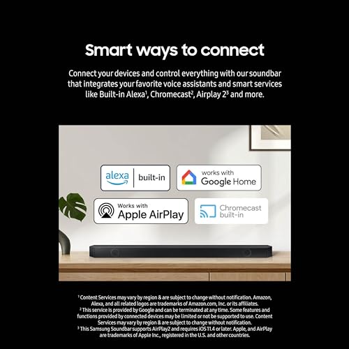 Image of SAMSUNG Q990D 11.1.4ch Soundbar w /Wireless Dolby Atmos Audio, Rear Speaker Included, Q-Symphony, SpaceFit Sound Pro, Adaptive Sound, Game Mode Pro with Alexa Built-in, HW-Q990D /ZA