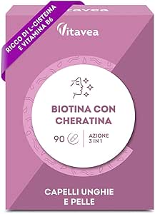 Biotina Collagene E Cheratina 25.000mcg - Salute Capelli, Pelle - Foto 5