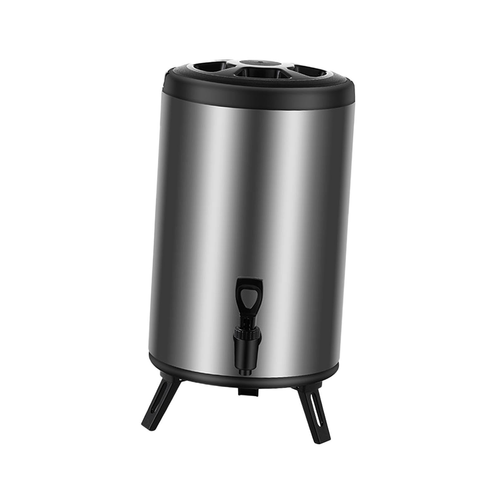 SWAYVES Dispensador de bebidas isotérmico, dispensador de té, cafetera, acero inoxidable, dispensador de leche, barril isotérmico for reuniones familiares(6L)