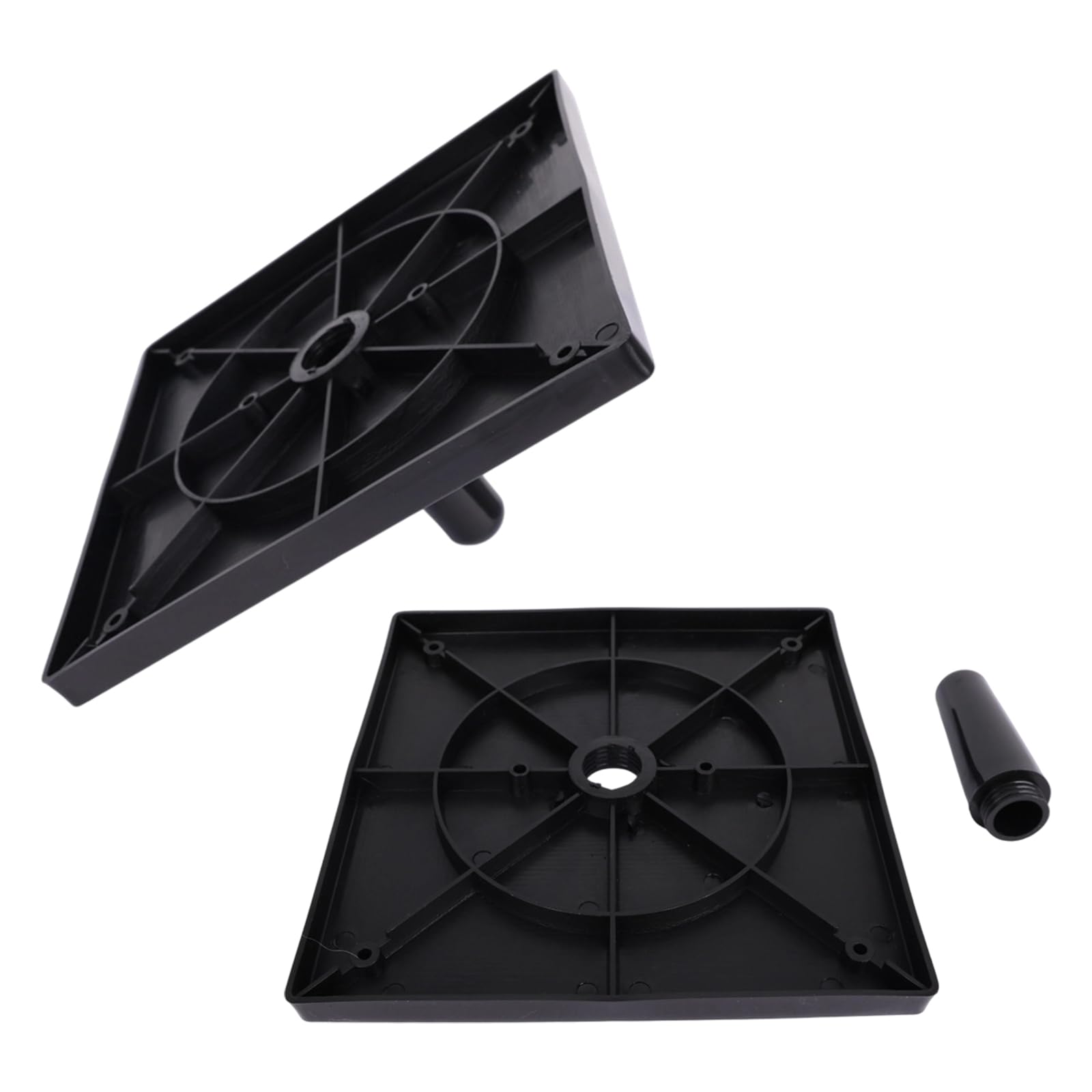 Msioytog 2 Pieces Head Form Trays for Jewelry Providing Tip Proof and Easy Movement in Exhibitions Light Tray