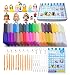 Polymer Clay Oven Bake Clay 36 Colors Rolling Pin Safe and Nontoxic Soft DIY Modelling Moulding Clay with 14 Modeling Tools and Accessories