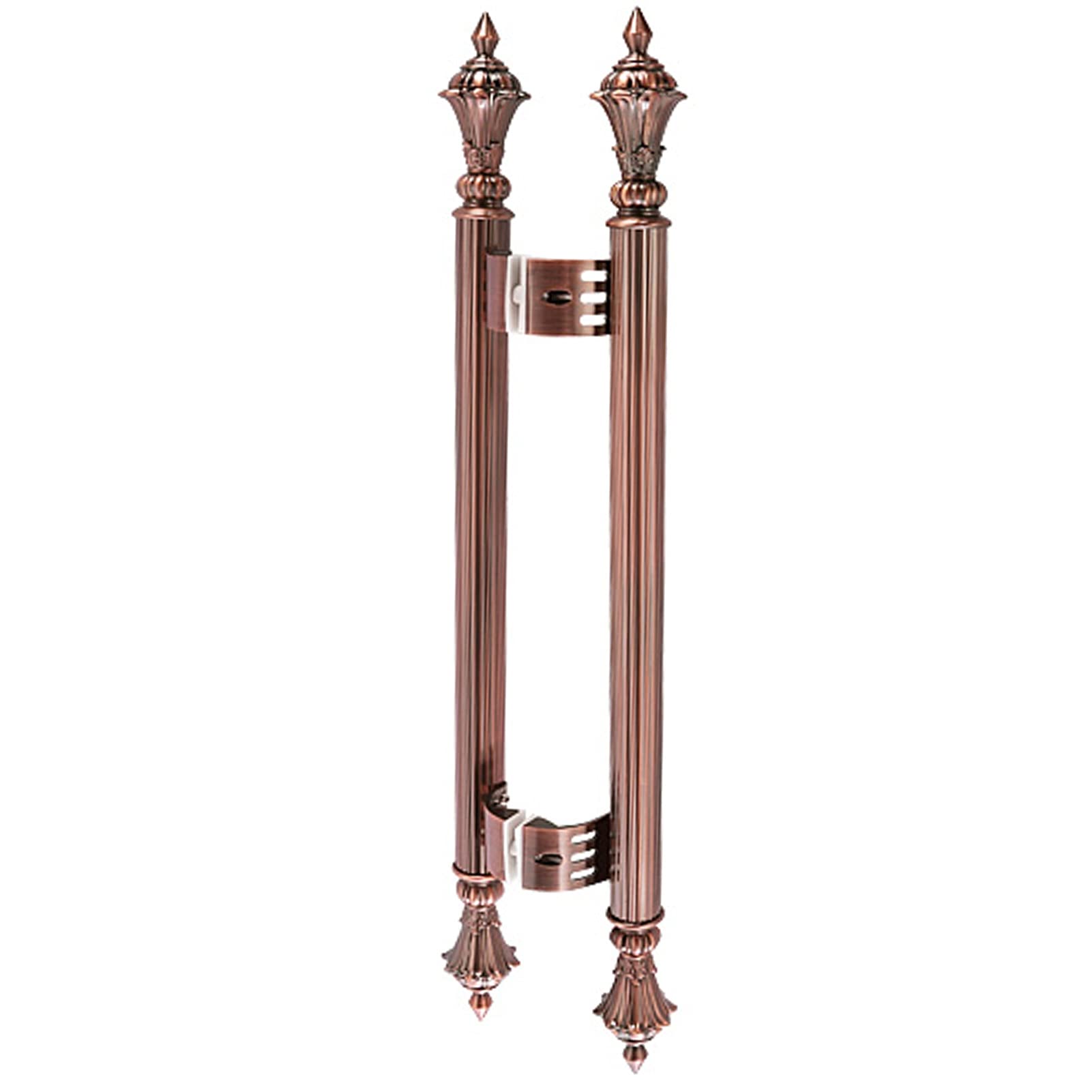 Gthtuhfd Style2 Sliding Barn Door Handle Royal Style Glass Door Pull Handle,Antique Sliding Barn Door Handles Pull Push Bar Handle For Meeting Room Clubhouse Banquet Hall,-120Cm Length|80Cm Cto