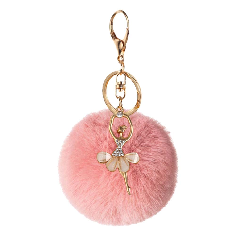 CHANEL ピンク ファー チャーム Amazon.co.jp: Yavoluy ファー バッグチャーム キーチェーン
