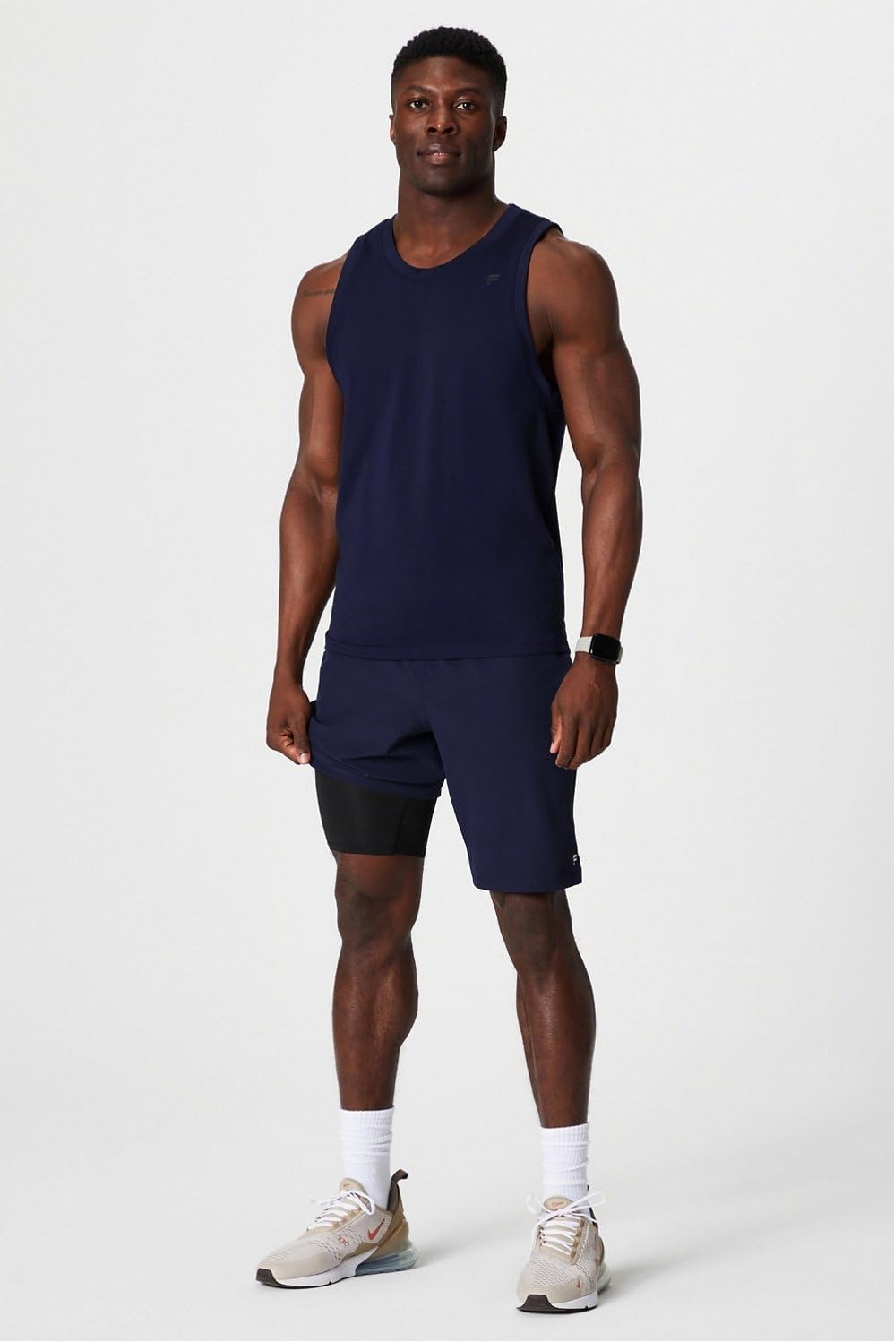 Fabletics Men's The Fundamental Short II (Lined), Workout, Running, Training, Gym, Yoga, Ultra Lightweight - Image 5