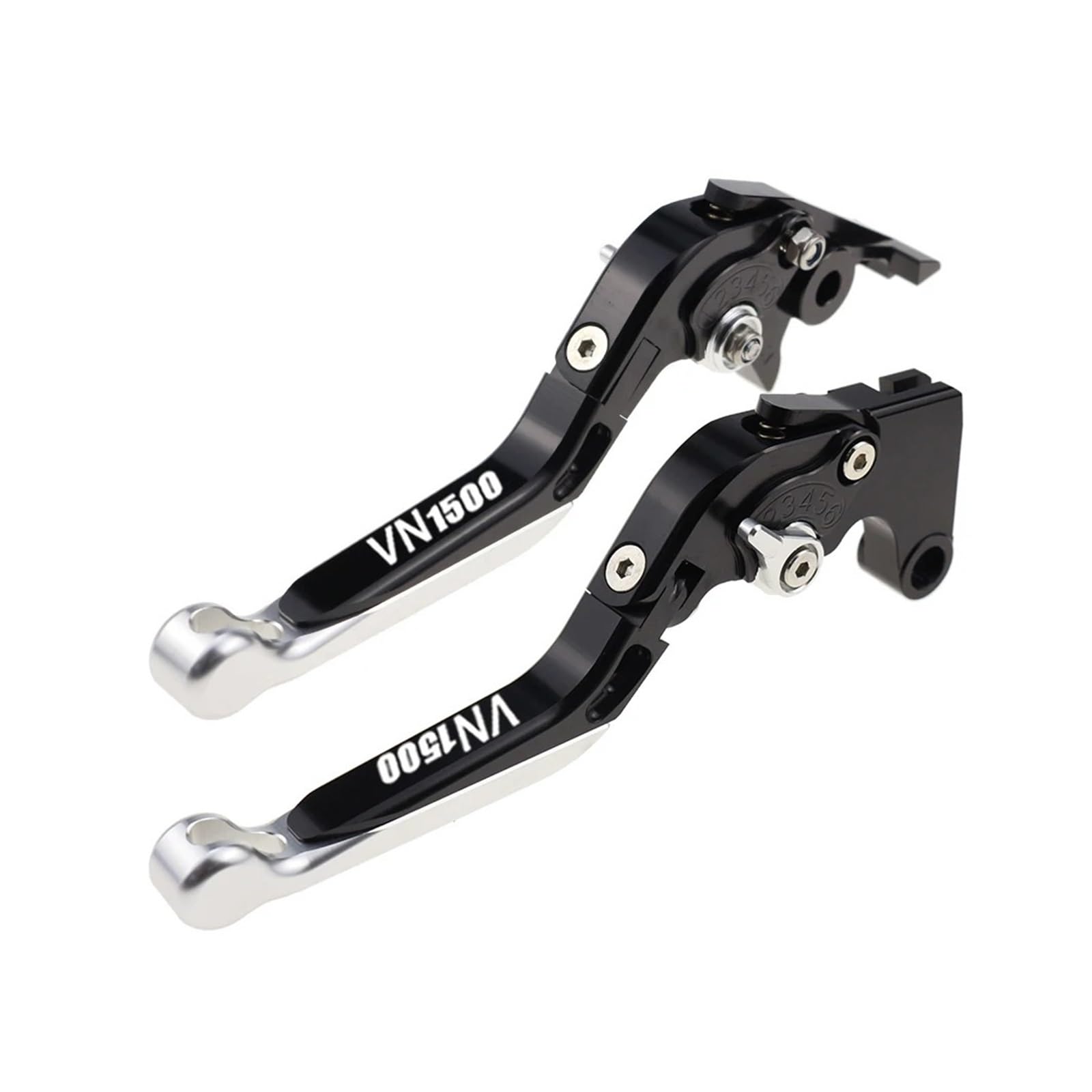 Jghfdws 23 Motorcycle Brake Clutch Lever Set For Vn1500 Motorcycle Folding Extendable Brake Clutch Levers