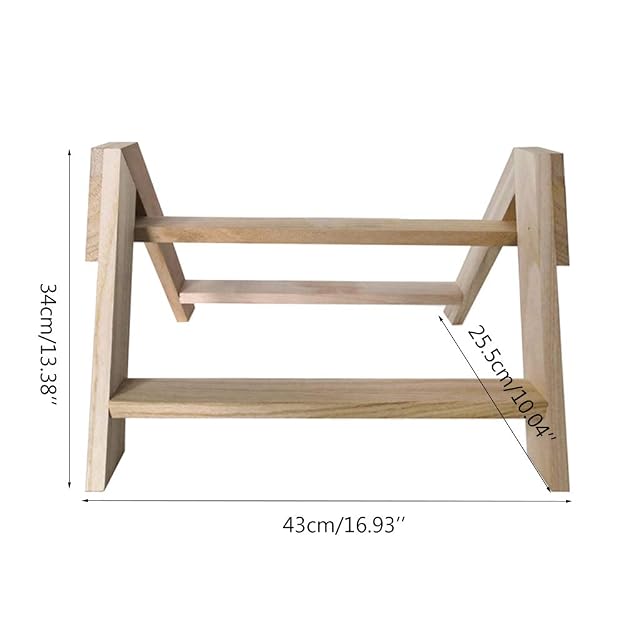 Foto 3 de 8 de Soporte de madera para gallinas de mascotas, trípode grande para loros y loros
