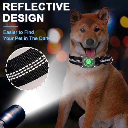 Ytanest Reflective AirTag Dog Collar, Waterproof Air Tag Dog Collar Holder - Image 4