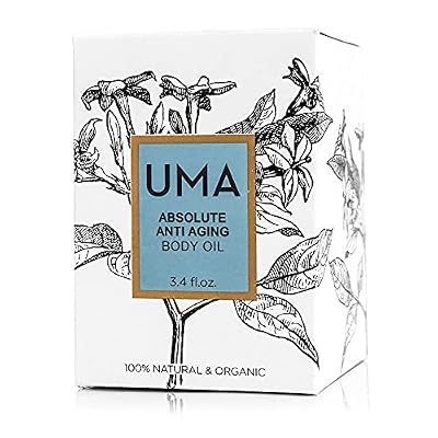 UMA Absolute Anti-Aging Body Oil | 100% natural & non-toxic | Ayurvedic Body Oil for Minimizing Wrinkle & Dark spots | For a Brighter, Firmer, Hydrating look | (3.4 fl. oz.)