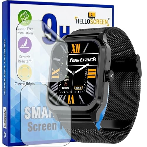 Image of 2-Pack | Screen Protector Guard for Fastrack Jupiter Retro | 1.83 inch | Smartwatch - Flexible & Ultrathin TPU Film, 9H Scratch Resistant, Bubble Free - Not Tempered Glass