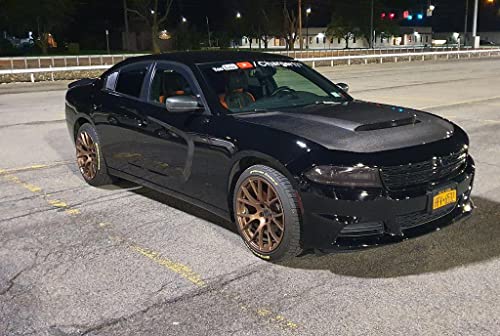 Luxe Auto Concepts 2015-23 Dodge Charger Head Light Tint Kit | Exact Cut Light Smoke Vinyl Overlays For '15-'20 Dodge Charger Headlight | Tinted Dry Application Lightwrap Film… #TOP5