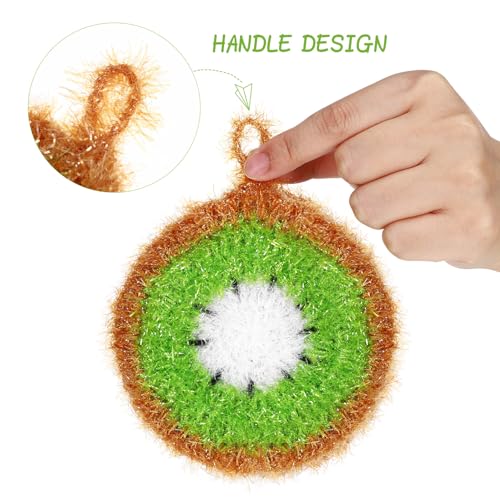 Paños de cocina reutilizables de acrílico BESPORTBLE para mantener tu hogar impecable cada día 5