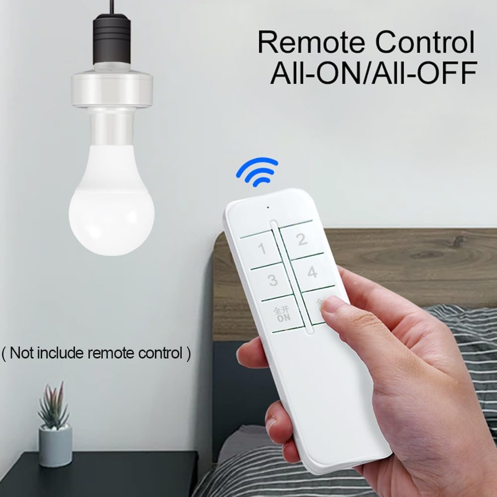 E27 Télécommande sans Support de Lampe Adaptateur D'Ampoule Intelligente Support de Lampe LED Dispositif Intelligent pour Ampoule LED