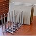 Adjustable Stainless Steel Table Desk Top File Magazine Holder Stacking Sorter Organizer Rack (8 Sectional)