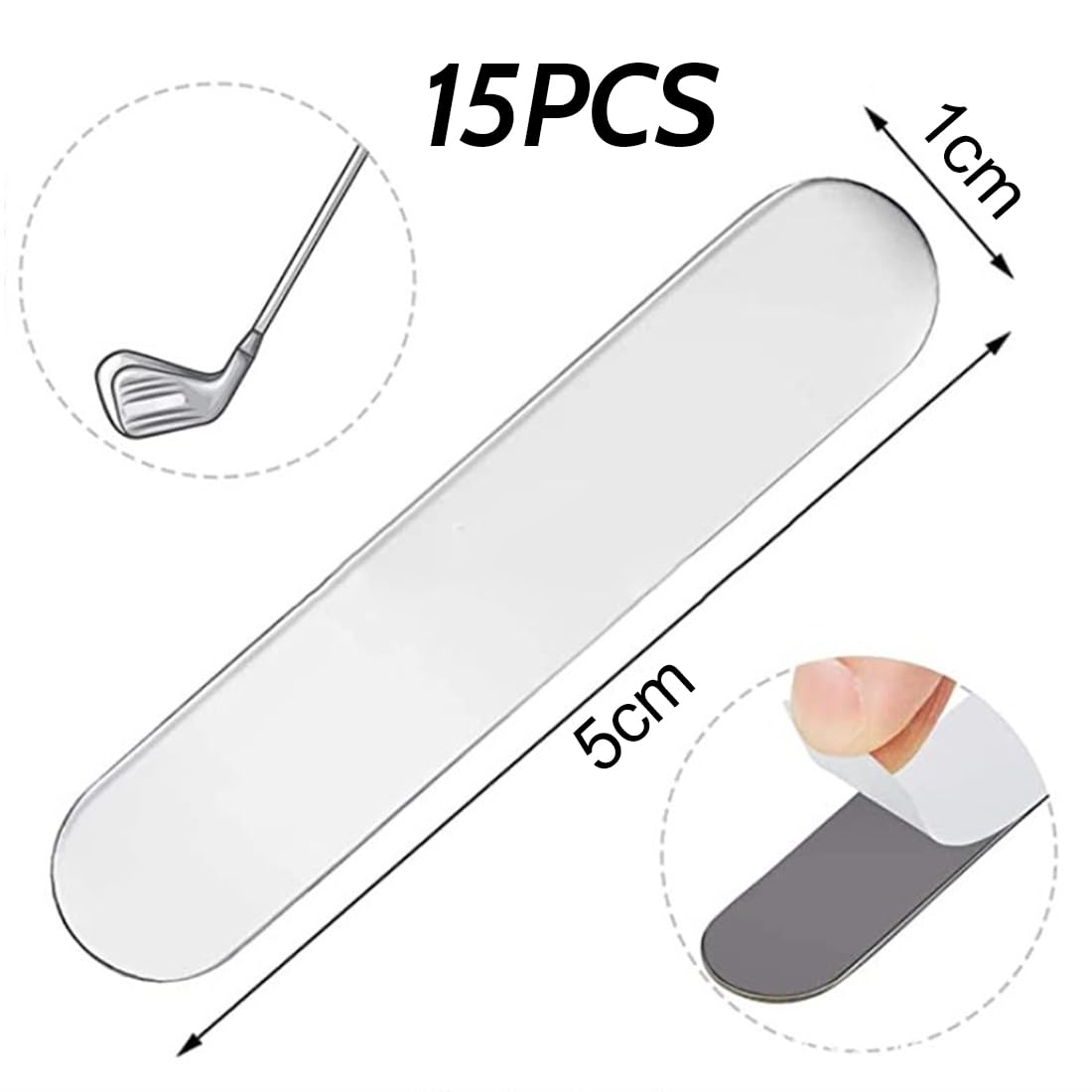 Cinta de Plomo Adhesiva para Tenis de 15 Piezas, Cinta de Plomo para Golf de 3 Gramos Cinta de Plomo para Pico de Pádel Protege los Bordes de la Paleta, Añade Contrapeso, Plateada