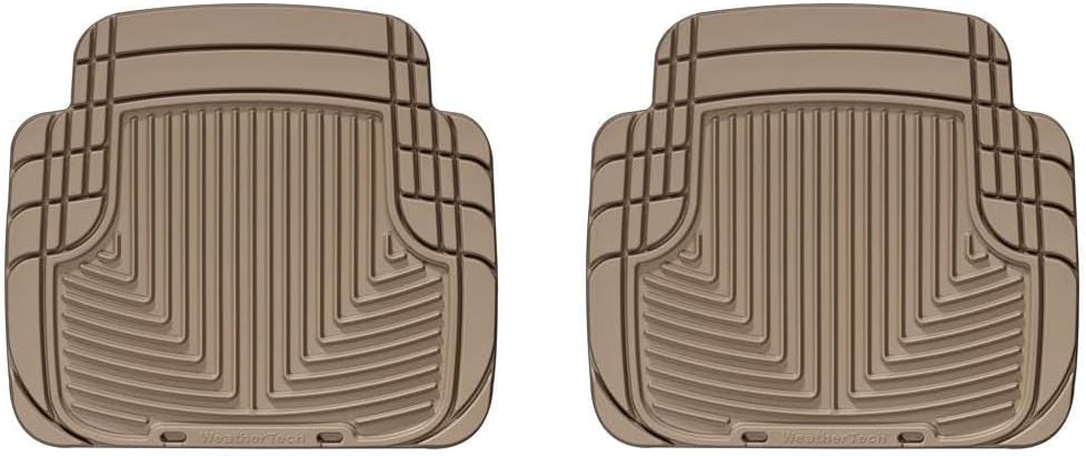 WeatherTech All-Weather Floor Mats for Acura TL, Allroad, Allroad Quattro - 2nd Row (W50), Black