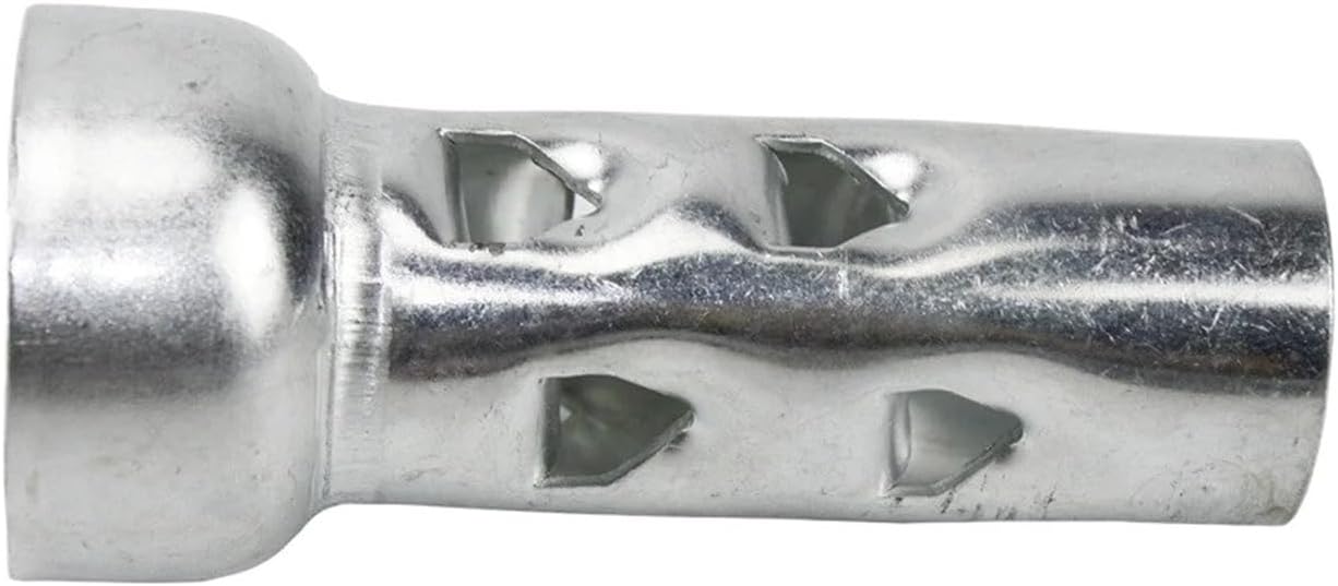 Motorcycle Silver Short 4" Exhaust Baffle For 50mm 2" Drag Pipes Silencer O.D. 47mm Pipe Baffler Exhausts pipes