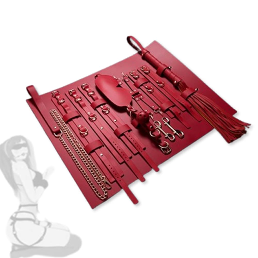 Costume bordeaux jouets de posture pour hommes et femmes tissu bord huilé pulpe de cuir