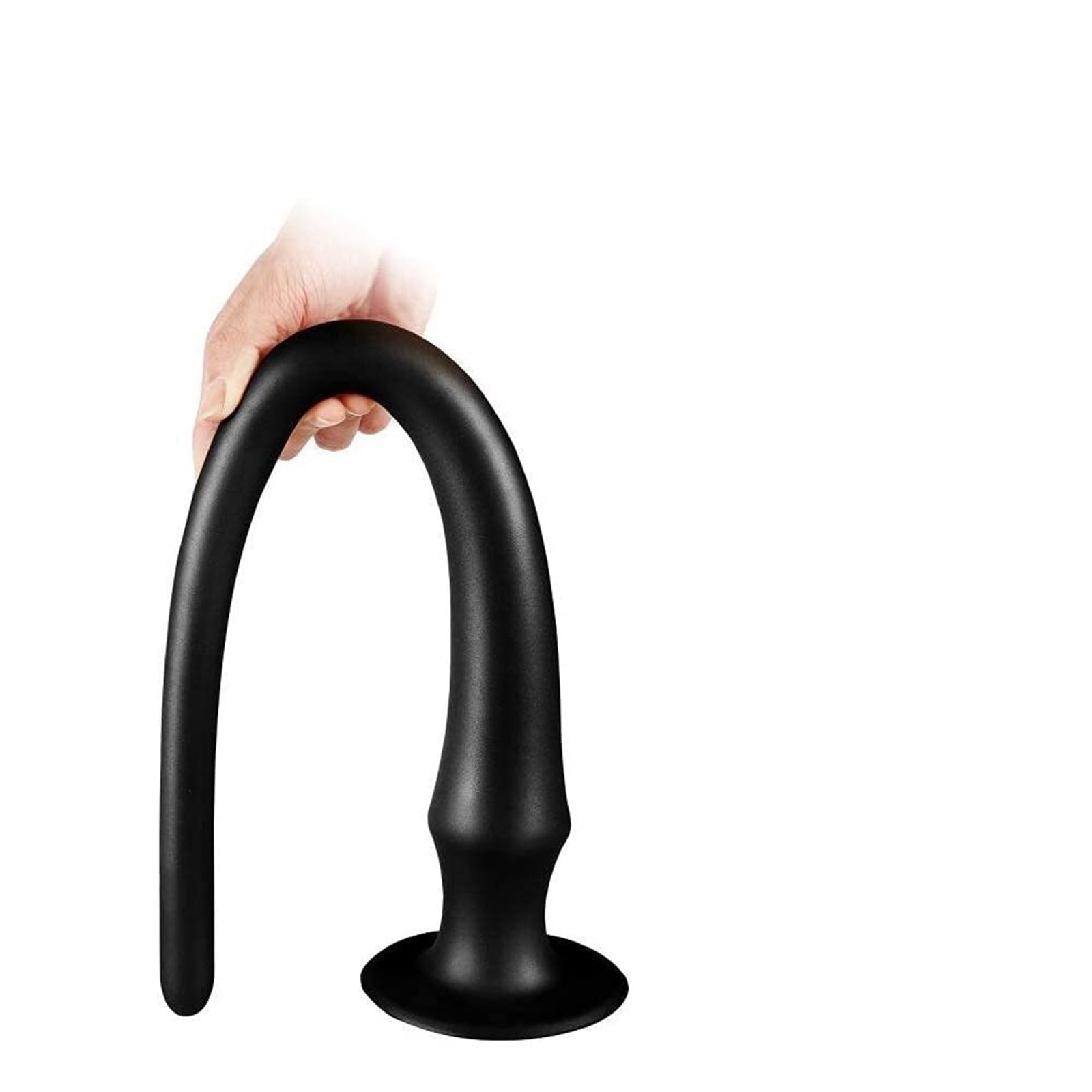 Súper Largo Suave Silicona Anal Plug In-Deep G Spot Gold Butt Plug Anal Stick Long Consolador Dong Adultos Juguetes Sexuales for Mujeres Hombres Gay
