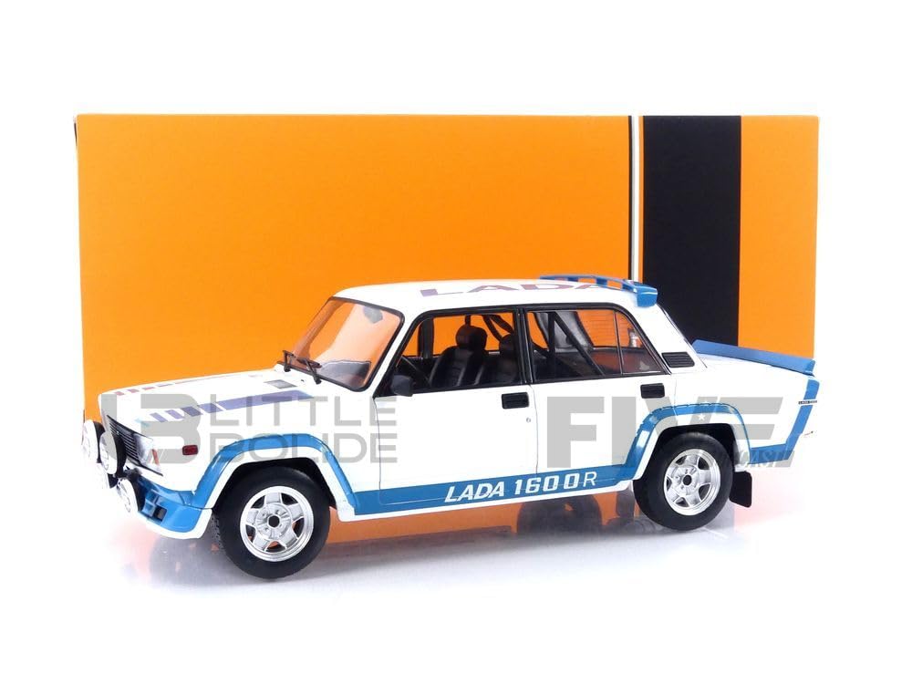 Cochesdemetal Lada 2105 1983 White 1:18 Scale Model Kit