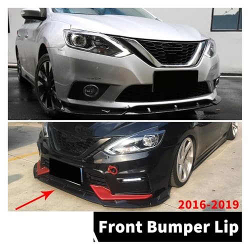 Diffuseur lèvre pare-chocs avant Sentra 2016-2019 becquet bas de caisse