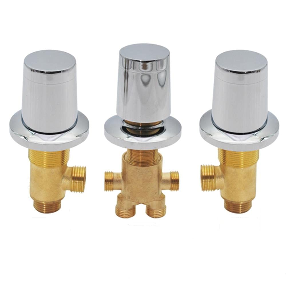 AFUDER Split Piece Bathtub Waterfall Tap Shower Bath Mixer Faucet Way Diverter Control Valve Brass Cold Hot Water Mixer โ image 1