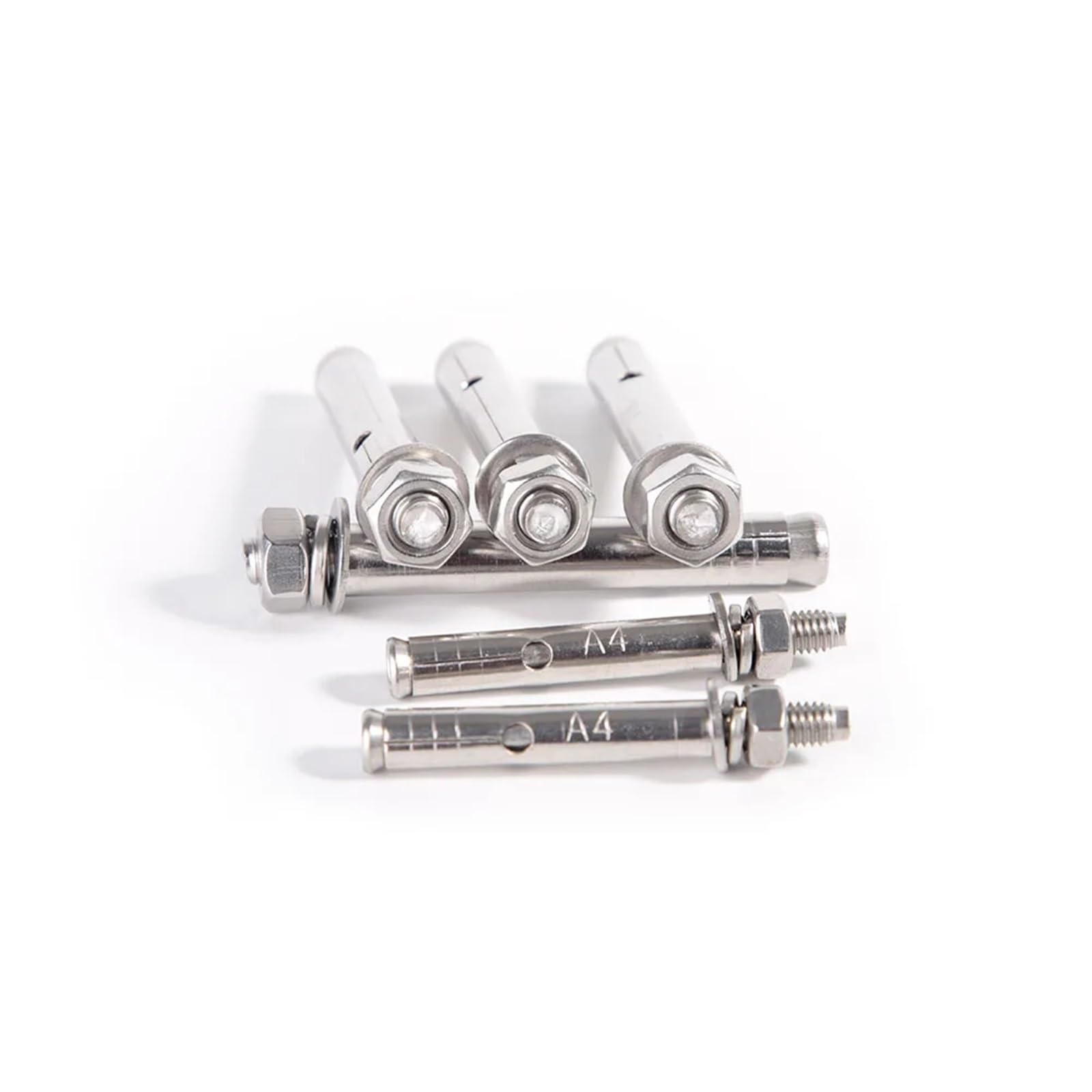 Bulloni Di Espansione 5/10PCS M6 M8 M10 Viti ad espansione in acciaio inossidabile 304 Tasselli a vite Bullone for accessori in calcestruzzo di cemento(80mm,M10 5PCS)