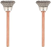 Vista 14 de Dremel 530-02 Cepillos de acero inoxidable (paquete de 2), 1,9 cm de diámetro