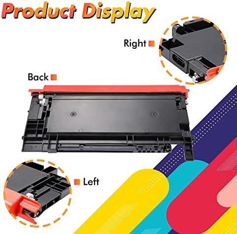 4-Pack Compatible 117A Toner Cartridge Replacement for HP 117A 117 W2070A W2071A W2072A W2073A Color Laser MFP 179fwg 178nwg 179fnw 178nw 150a 150nw 179 178 150 Ink (Black Cyan Yellow Magenta)