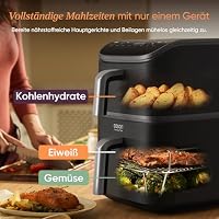 Cosori Airfryer, Turbo Tower Pro, 10,8L Dual Blaze Tech – Ansicht 3