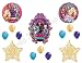 EVER AFTER HIGH FILAGREE Happy Birthday Balloons Decoration Supplies Monster Hexcellent by Party Supply
