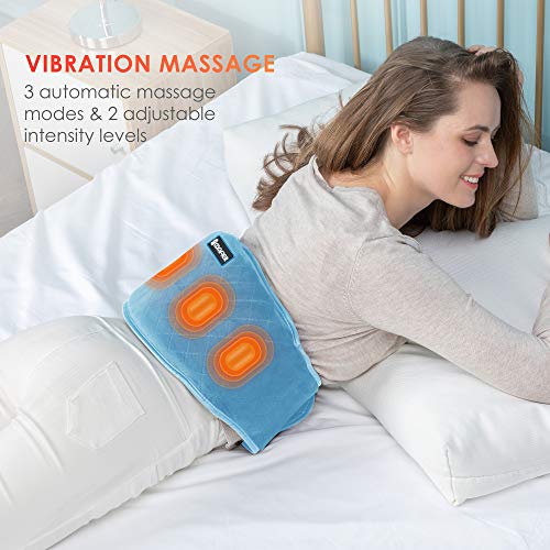 Comfier Lower Back Massager Heating Pad For Back Pain Relief, Gifts For Her/Him, Adjustable Heat & Massage Modes Massage Heating Belt, Heated Pad For Cramps, Abdominal,Lumbar #TOP2