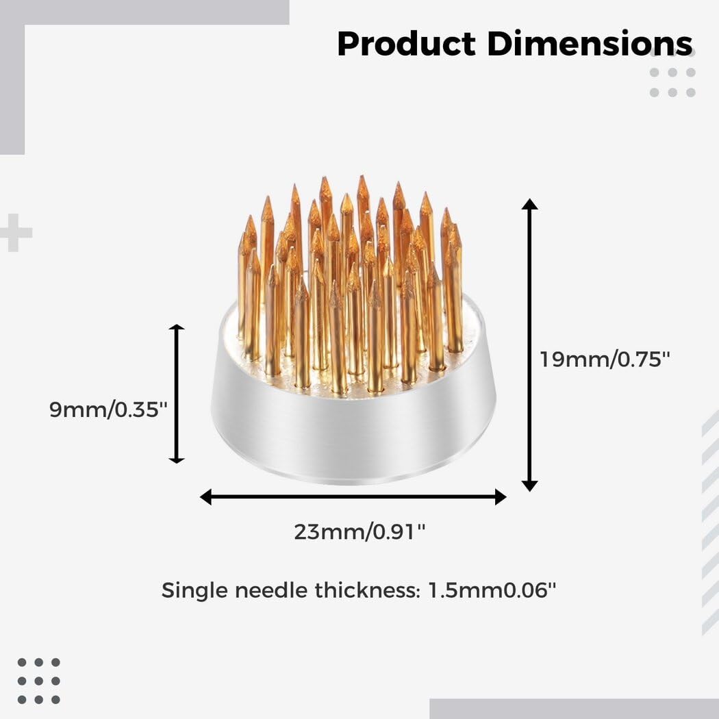 BOSREROY 12PCS Mini Floral Arrangement Pin Holders: 0.9in Frog Round Tools for Stable Flower Placement