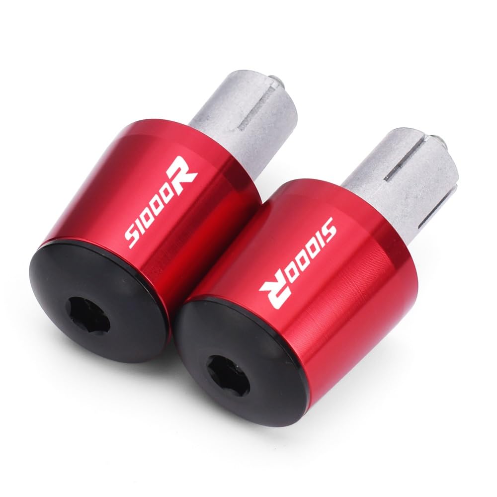 Empuñaduras Suzuki GSR 600 y 750 antideslizantes CNC con contrapesos extremos rojos