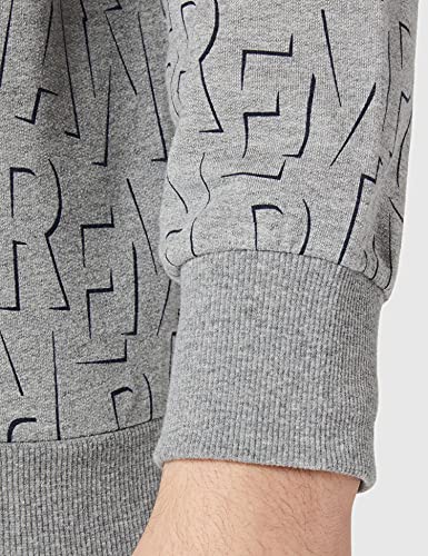 Emporio Armani Underwear-Felpa con Logo all Over