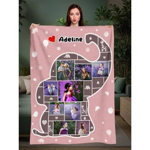 Couverture photo pour animaux de compagnie plaid personnalisé chat