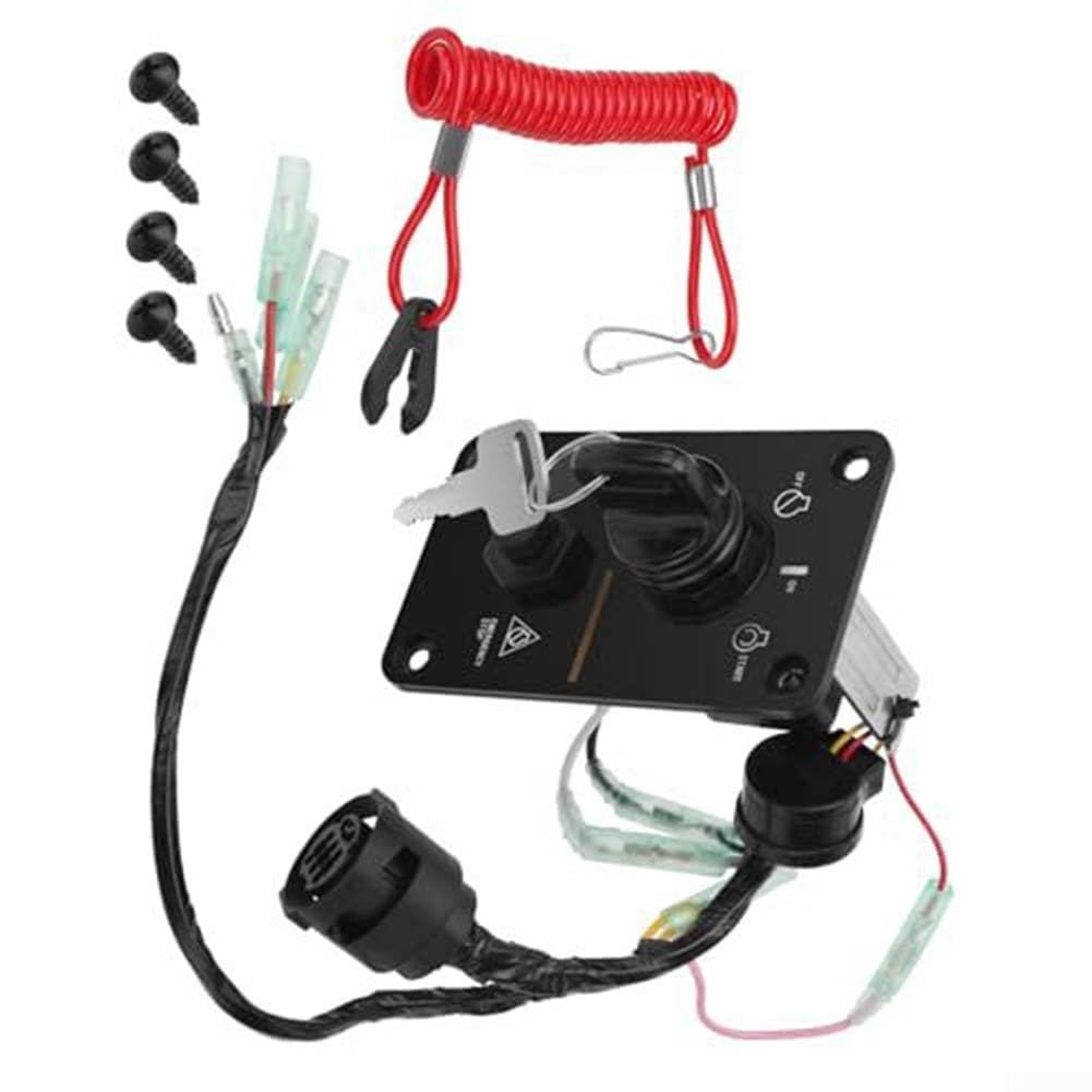 Panneau interrupteur clé yacht 704 82570 12 00 | Commande verticale de remplacement bateau