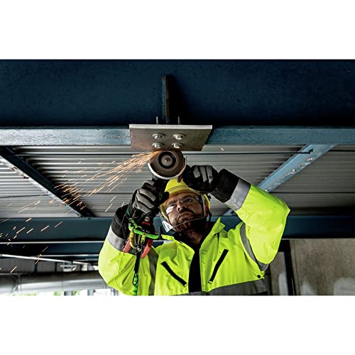 Metabo 18V Cordless 4-1/2-Inch / 5-Inch Angle Grinder Kit | (2) 18V 5.5 Ah Batteries | Brushless | Safety Features: Mechanical Safety Clutch, Brake, Paddle Switch | Wpb 18 Lt Bl 11-125 Quick Kit #TOP7