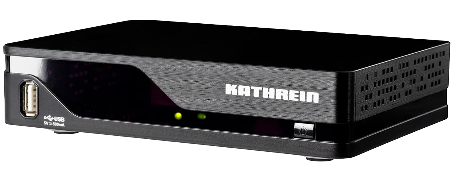 Kathrein DVB-T2-HD Receiver UFT 930 sw mit freenet TV | Für frei empfangbare Sender und die Programme von freenet TV, HD, HbbTV